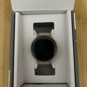 Garmin Gold and Black Smartwatch